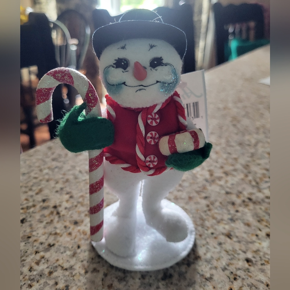 Annalee 5in peppermint Snowman